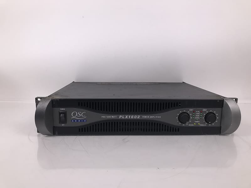 QSC Audio Pro 1600 Watt PLX1602 Power Amplifier Reverb