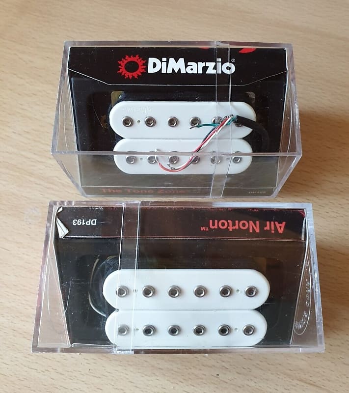 DiMarzio V1 PAF Pro Humbucker F Spaced Set White Reverb UK