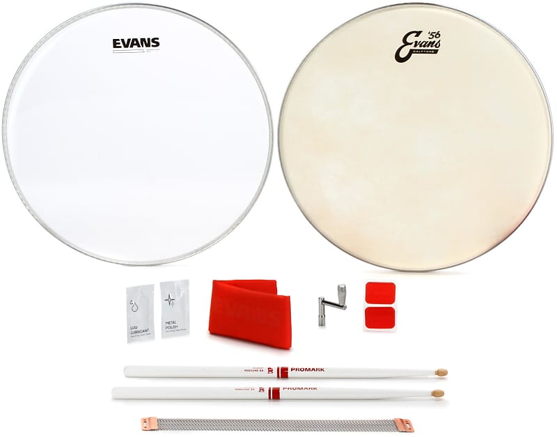 Evans Calftone Snare Tune Up Kit Inch Pack Bundle Reverb