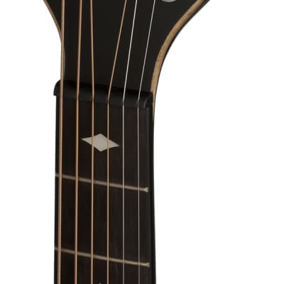 Dean Exhibition Thin Body Acoustic Electric Guitar Black Reverb