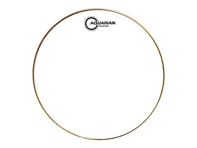 Aquarian 18 Reflector White Ice Drum Head Reverb