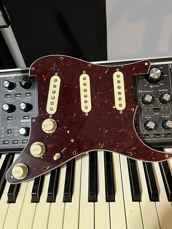 Fender V Mod Ii Loaded Pickguard Tortoise Shell Reverb