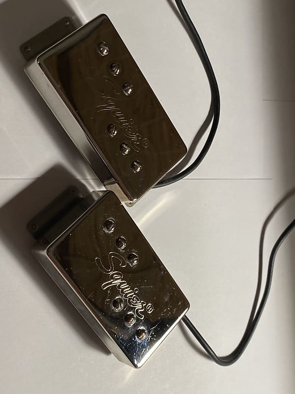 Squier Wide Range Humbucker Fender WRH Pickups 2021 Chrome Reverb