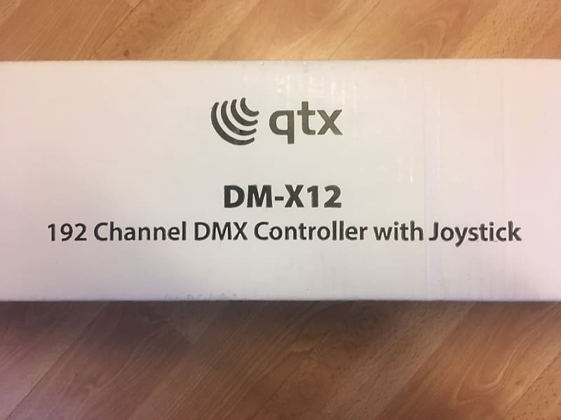 QTX DM X12 192 Channel DMX Controller With Joystick Reverb