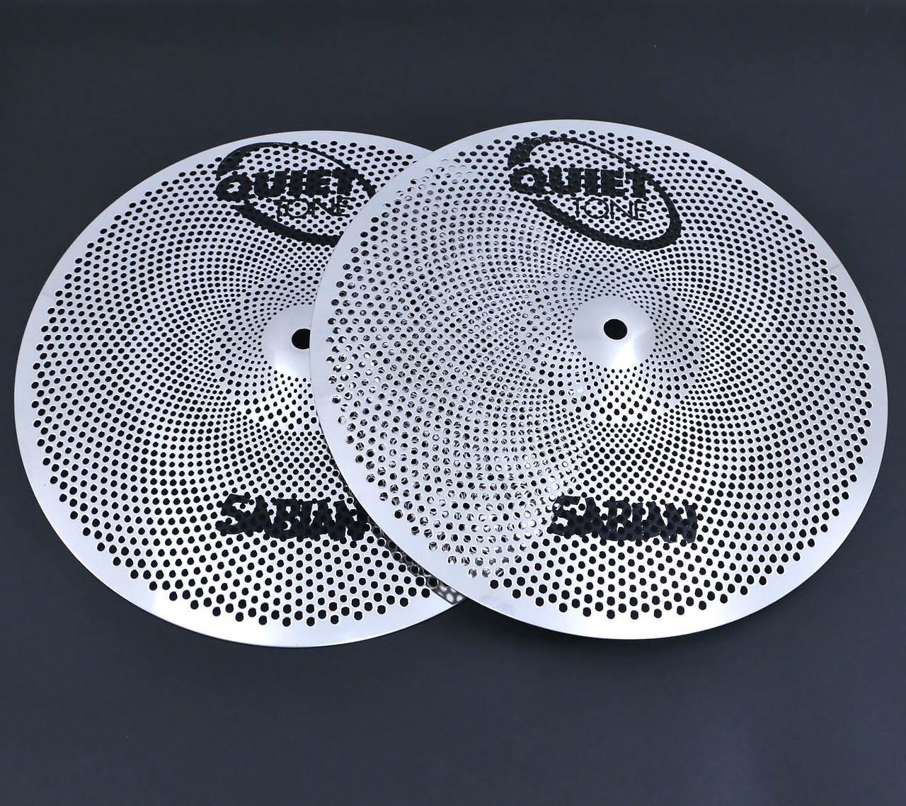 Sabian 13 Quiet Tone Low Volume Hi Hat Cymbals Pair Reverb UK