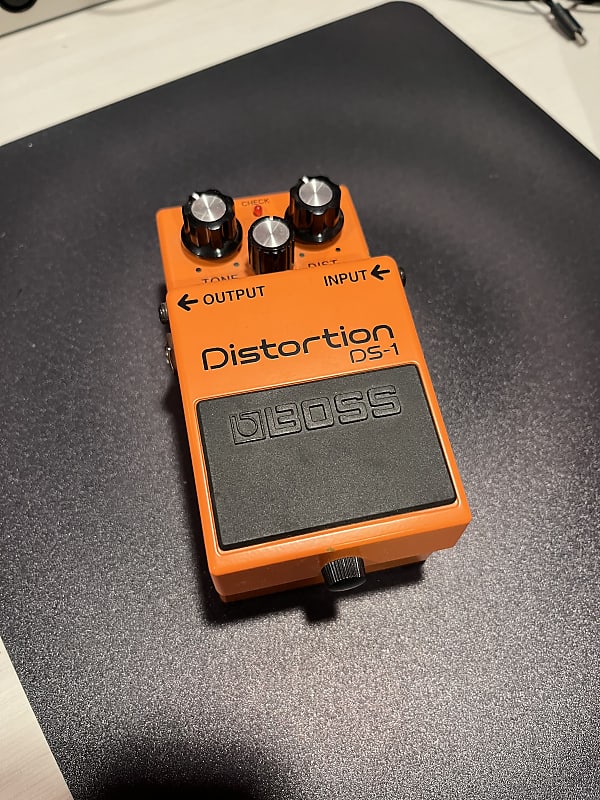 Boss Ds Distortion Silver Label Present Orange Reverb