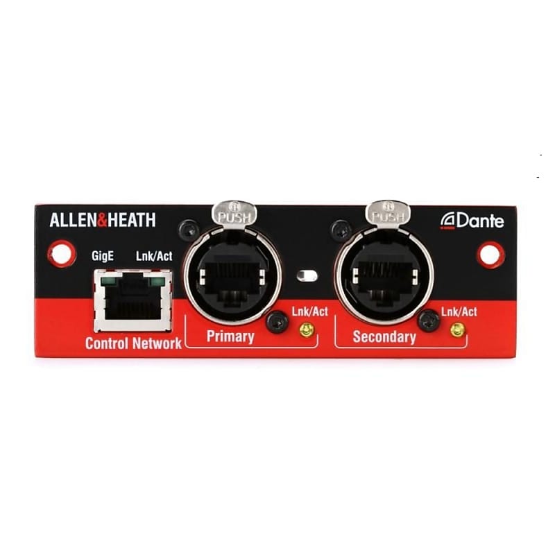 Allen Heath M Dante A X Channel Dlive Network Reverb