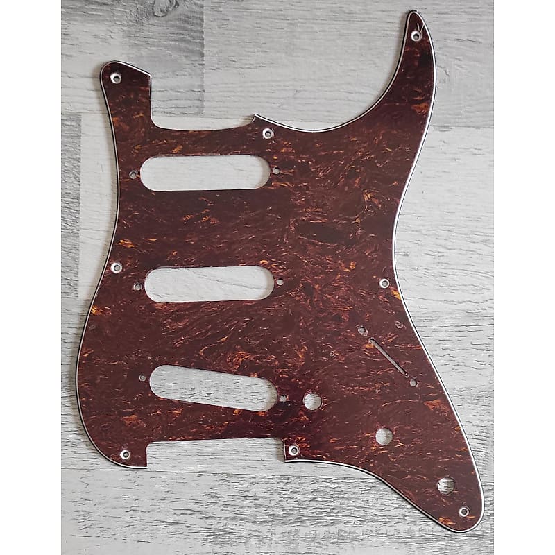 Ply Holes Tortoise Pickguard For Stratocaster S Reverb Uk