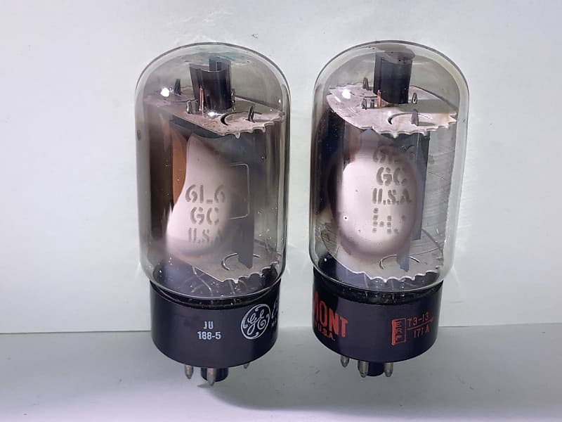 Ge L Gc Tubes Closely Matched Pair Nos Testing Reverb Uk