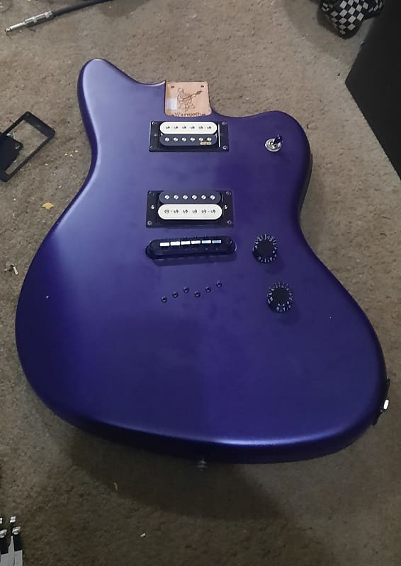 Warmoth Jazzmaster Complete Body Satin Purple Reverb