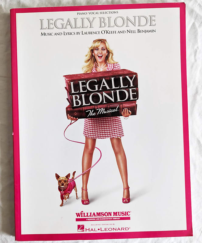 Legally Blonde The Musical Piano Vocals Sheet Music Song Book Reverb