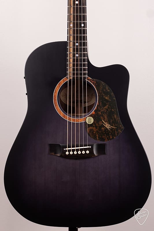 Maton Solid Road Series Srs C Dreadnought In Ghost Black Reverb