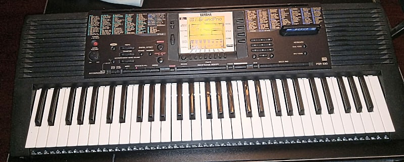 Yamaha Psr Workstation Keyboard Synth Midi With Cartridge Reverb