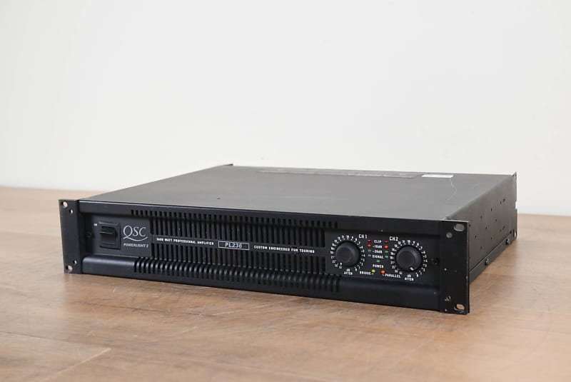 QSC PowerLight 2 PL236 2 Channel Power Amplifier As Is Reverb