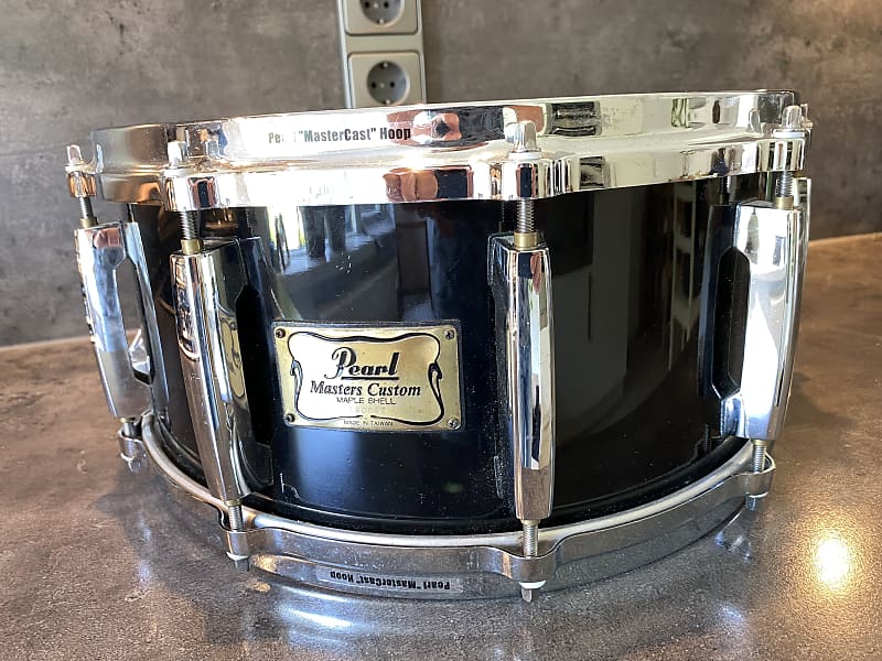 Pearl MMX Masters Custom Snare 14x6 5 90s Piano Black Reverb