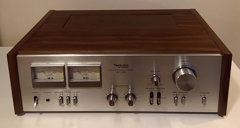 Technics Su Stereo Integrated Amplifier With Wood Case Reverb