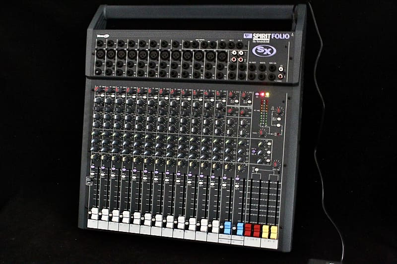 Soundcraft Spirit Folio SX 20 Channels Mixing Console Reverb