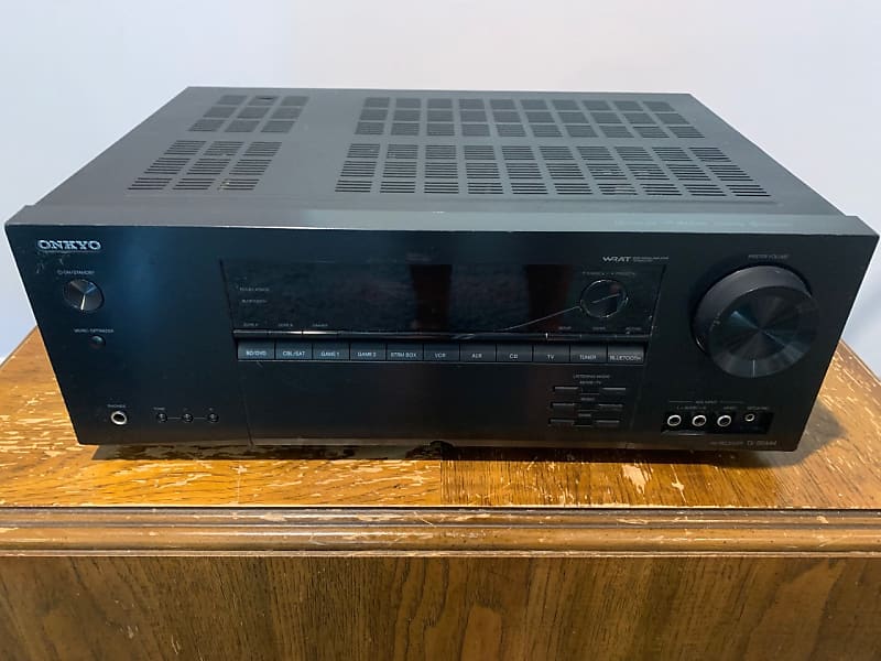 Onkyo TX SR444 7 1 Channel 160 Watt Receiver 4K Bluetooth Reverb