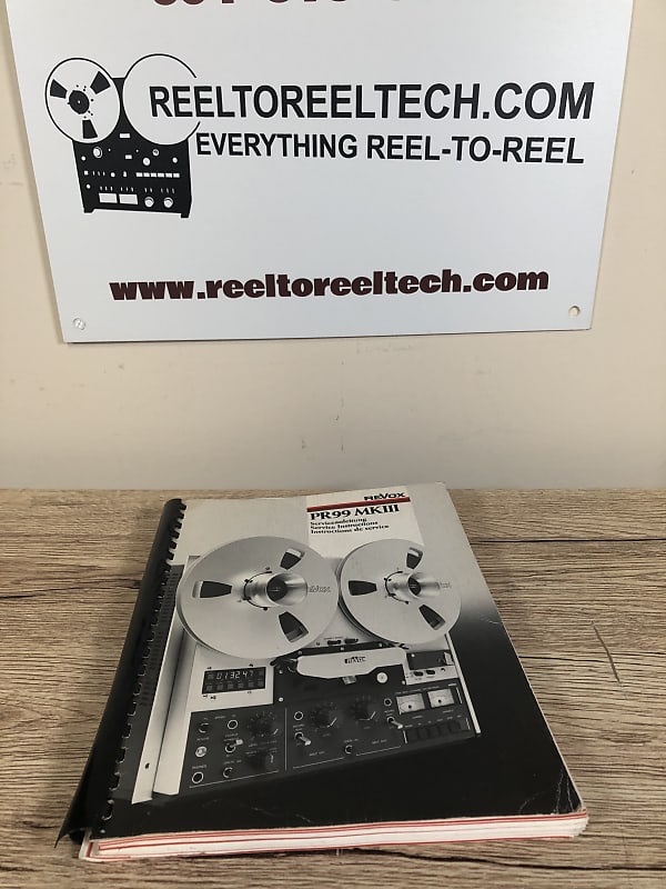 Revox PR99 MK III Reel To Reel Tape Deck Service Manual Reverb