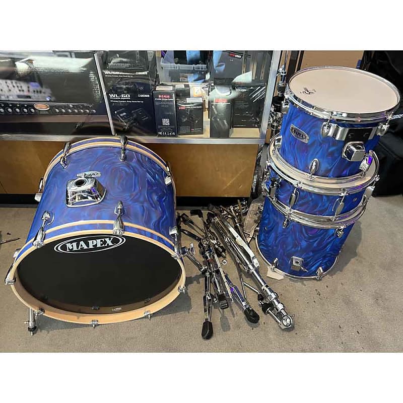 Mapex Qr Series Limited Edition Peacock Swirl Pc Set With Reverb