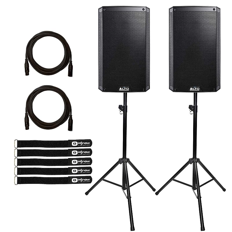 Alto Ts Way W Powered Active Dj Pa Loud Speakers Reverb