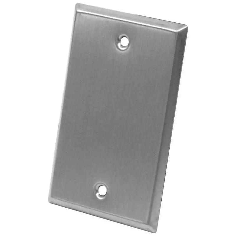 Blank Stainless Steel Gang Wall Plate Audio Installation Reverb