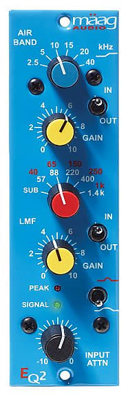 Maag Audio EQ2 500 Series Equalizer Module Reverb