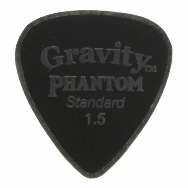 Gravity Picks Phantom Standard Mm Master Finish Black Reverb