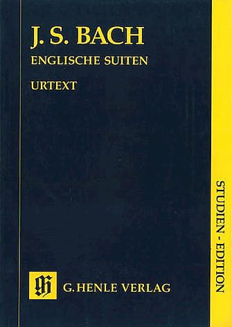 English Suites Bwv Study Score Reverb