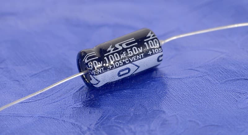 Tubular Axial Polarized Electrolytic Capacitor For Tube Reverb UK