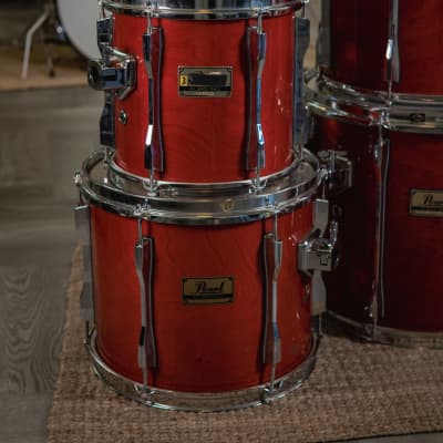 Pearl Blx Birch Drum Kit In Sequoia Red Reverb