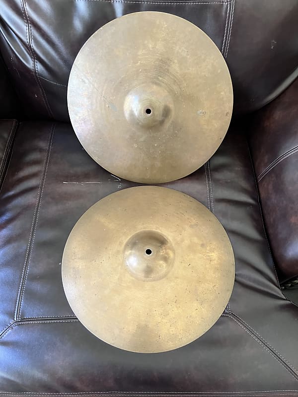 Paiste 15 White Label Giant Beat Hi Hats Reverb