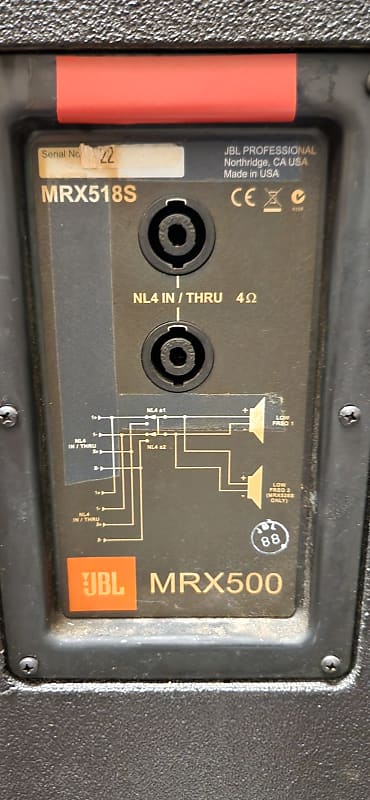 Jbl Mrx Mrx Reverb