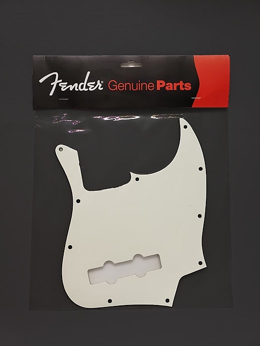 Fender Jazz Bass Ply Parchment Pickguard Reverb