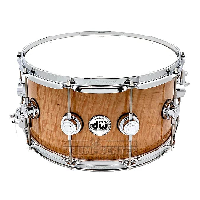 Used Dw Collectors Maple Mahogany Snare Drum X Natural Reverb