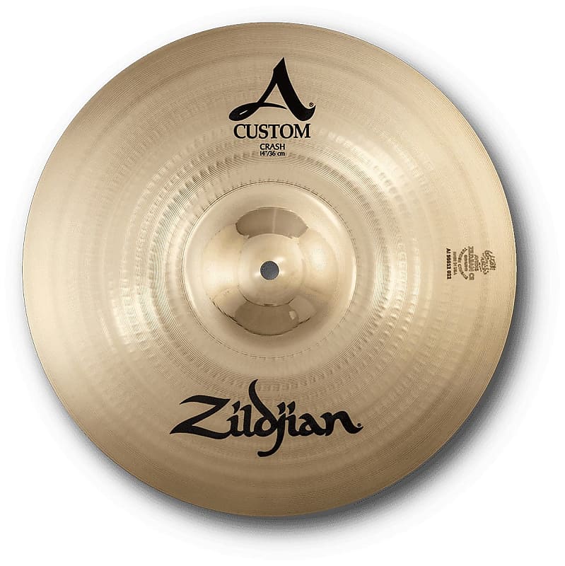 Zildjian 14 A Custom Crash Cymbal Reverb