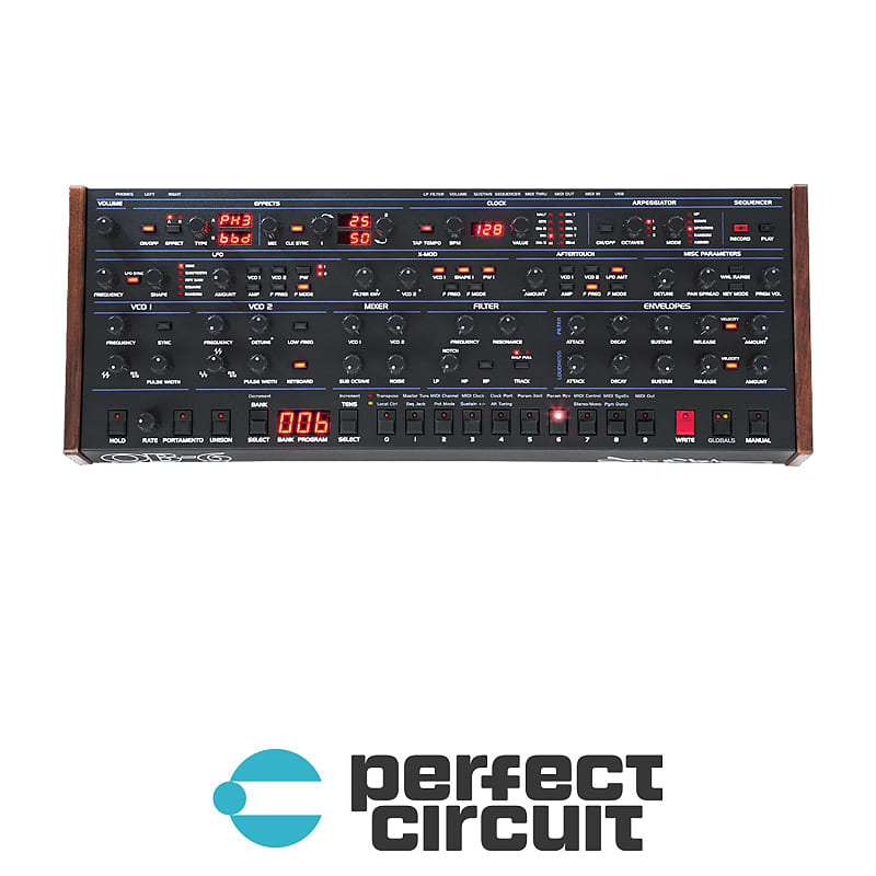 Sequential OB 6 Polyphonic Analog Synthesizer Desktop Reverb UK