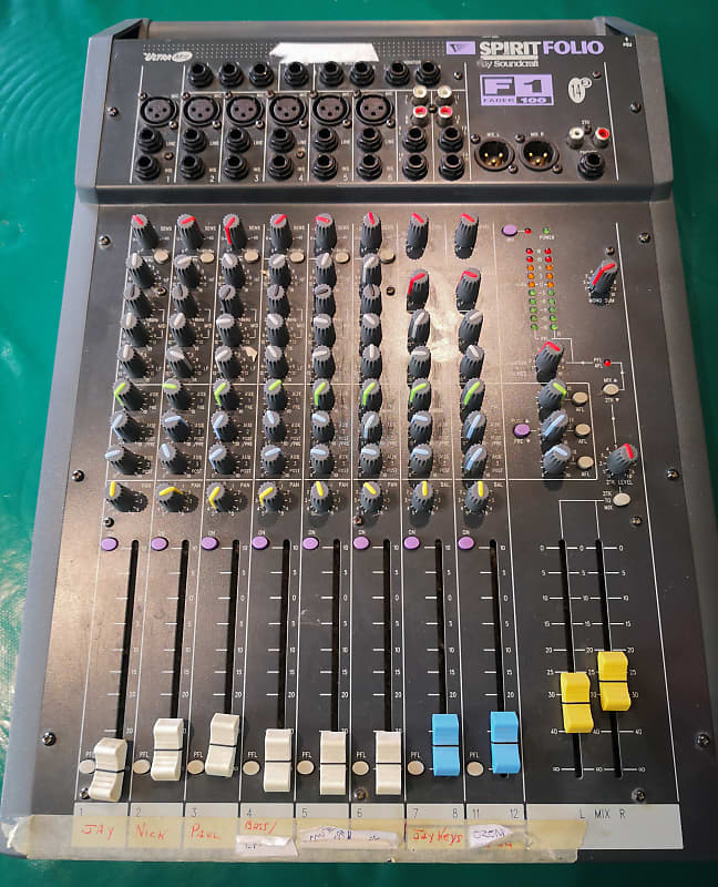 Soundcraft Spirit Folio F Mixer Reverb Uk