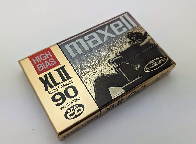 Sealed MAXELL XL II 90 High Bias Black Magnetite Cassette Reverb