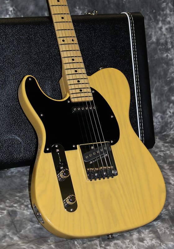 G L Asat Classic Lefty Butterscotch Blonde Reverb