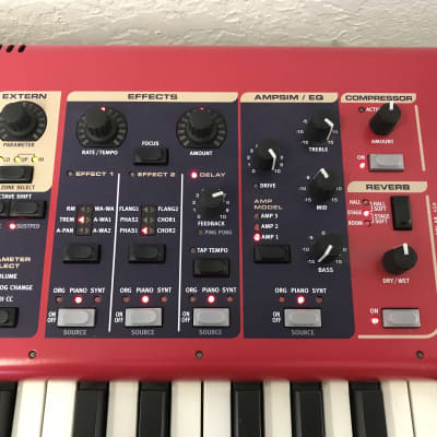 Nord Stage Revision B Keyboard Synthesizer Reverb