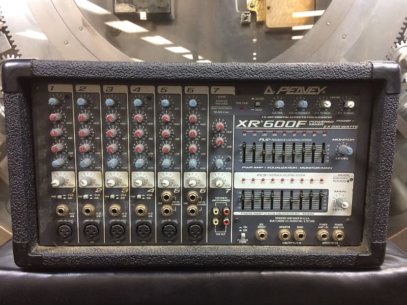 Peavey XR 600F Stereo Powered Mixer Made In USA Reverb