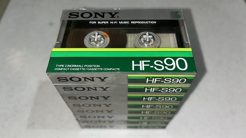 Sony Hf S Vintage Blank Audio Cassette Tapes Sealed Reverb