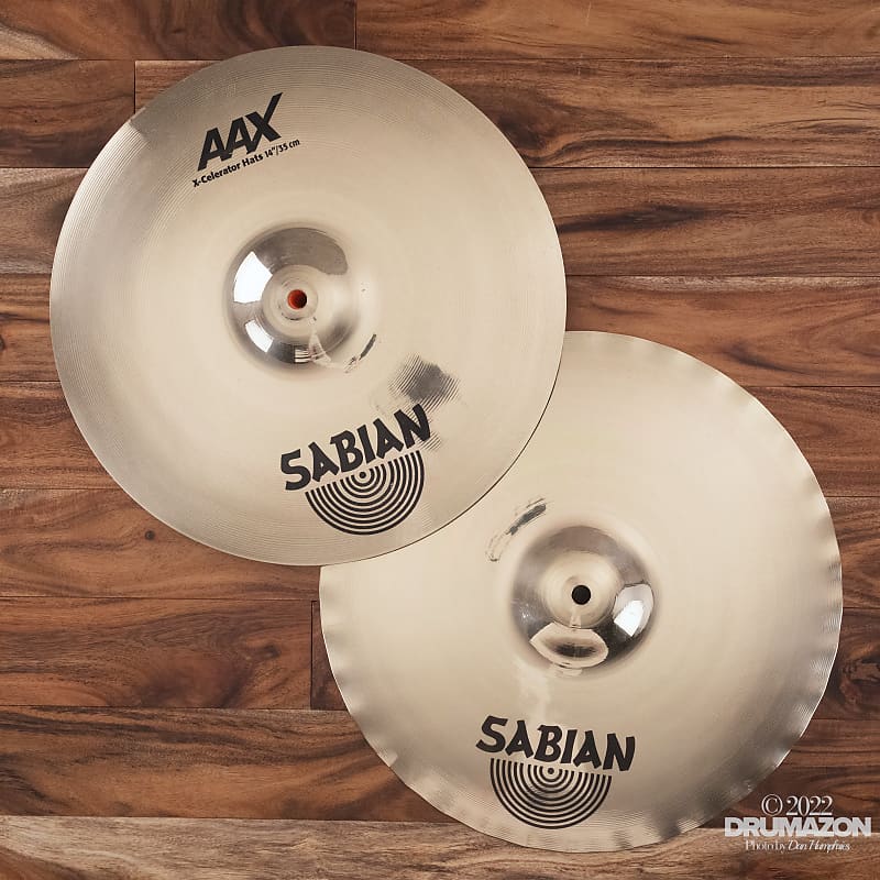 Sabian 14 Aax X Celerator Hi Hat Cymbals Pair Pre Loved Reverb