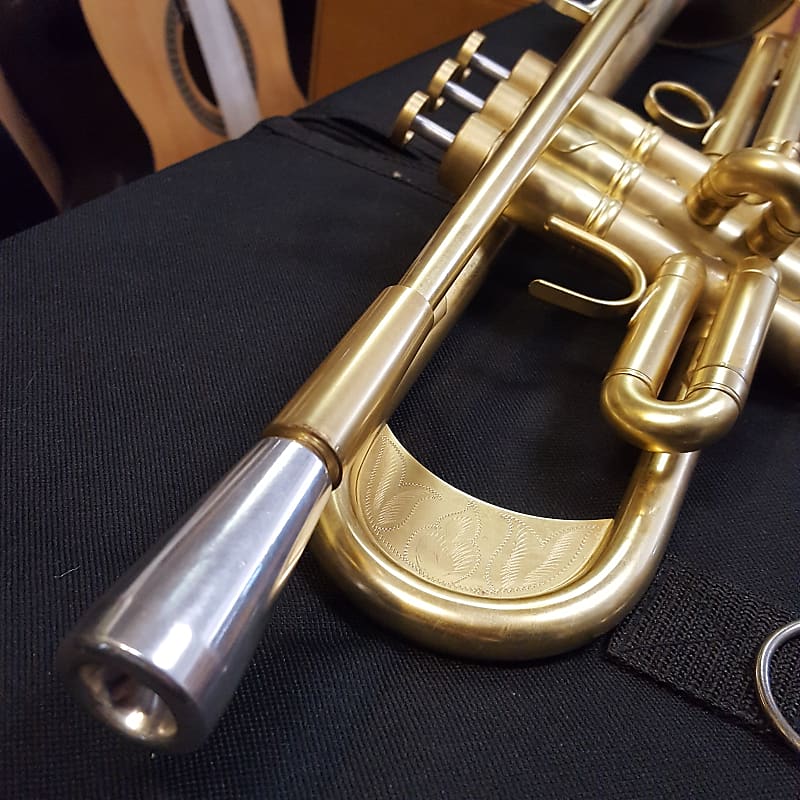 Berkeley Profession Raw Brass Bb Trumpet Heavy Monette Reverb