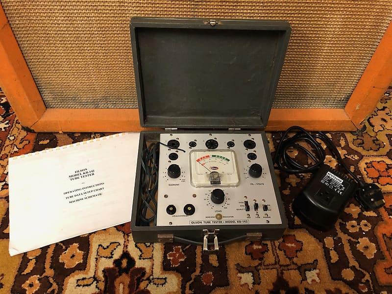 Vintage Olson Tube Valve Portable Tester Model Kb W Reverb