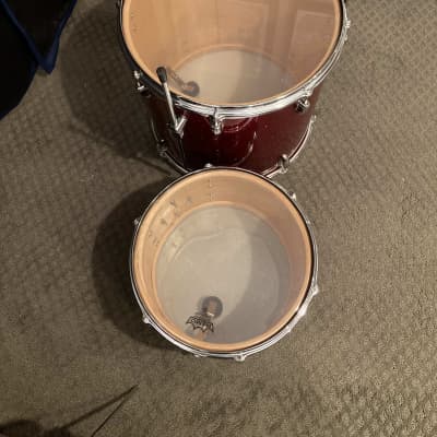 Slingerland Gene Krupa 1N Drum Kit 1963 Red Sparkle Reverb