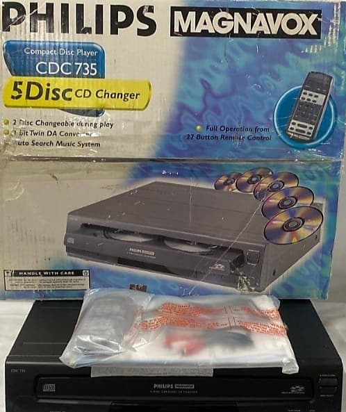 Philips Magnavox Cdc Cd Player In Original Packaging Reverb