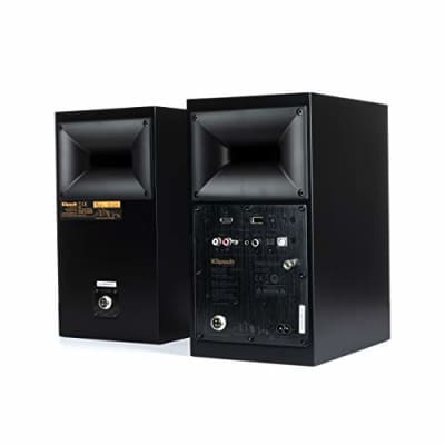 Klipsch The Fives Powered Speaker System Matte Black Reverb