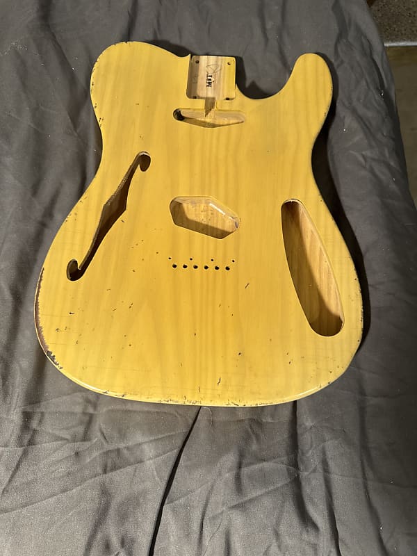 Mjt Hollow Telecaster Relic New Butterscotch Blonde Relic Reverb